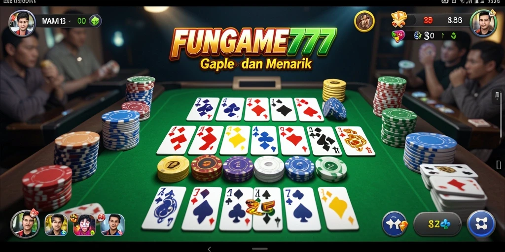 Tampilan gameplay seru dan menarik dari FUNGAME777.
