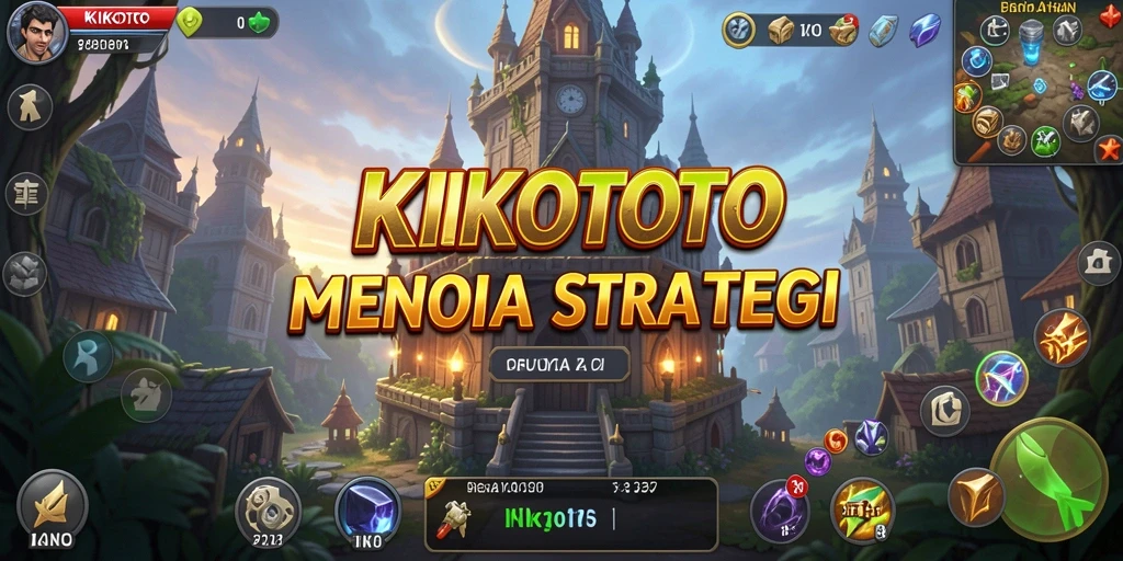 Tampilan gameplay menakjubkan di KIKOTOTO sebagai game Tower Defense.