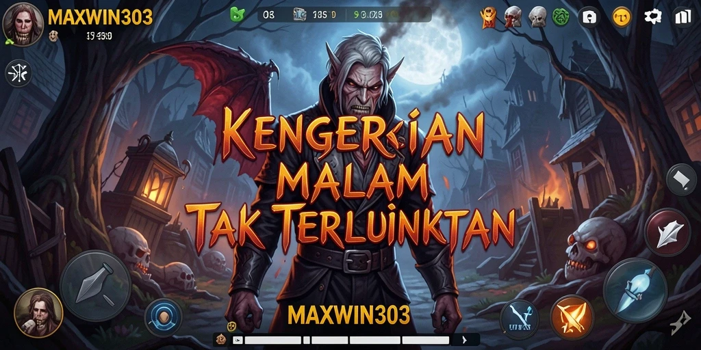 Gameplay menegangkan dalam suasana kegelapan yang mencekam.