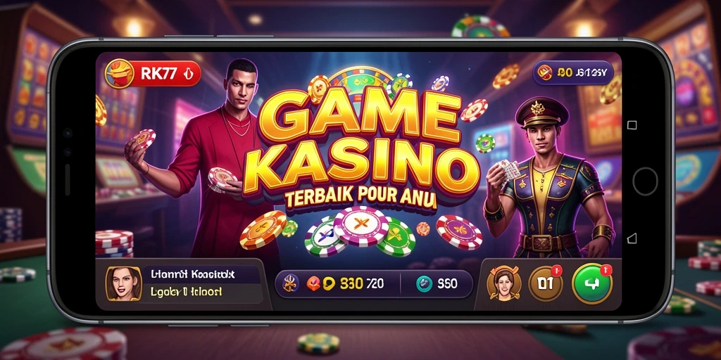 Tampilan gameplay menarik dari RK77 di Kasino.