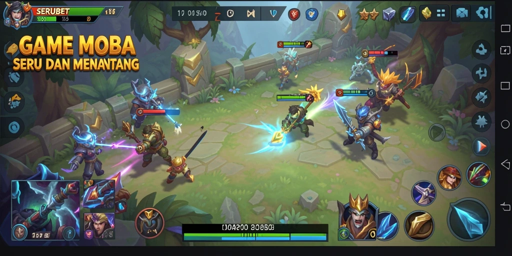 Tampilan gameplay menarik dari SERUBET yang menegangkan.