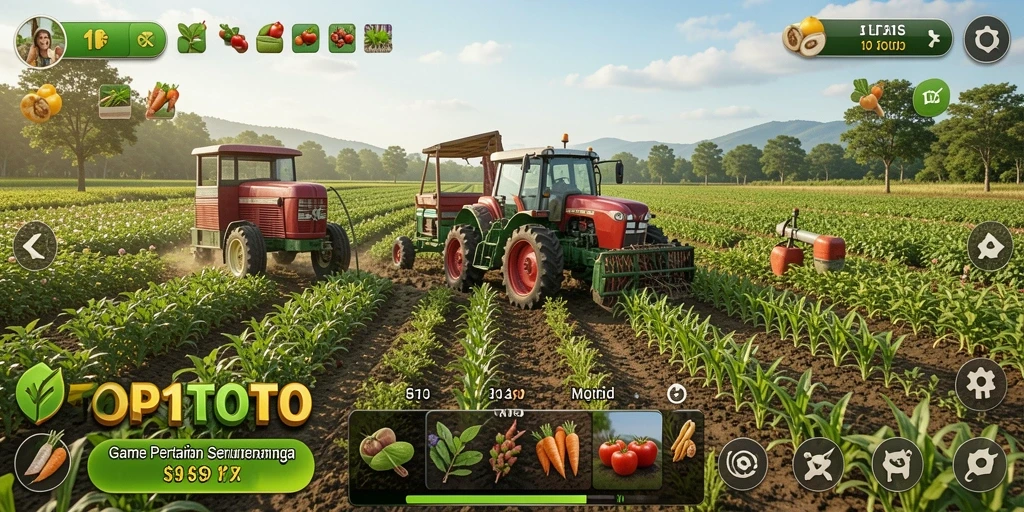 Menampilkan gameplay seru di dunia pertanian TOP1TOTO.