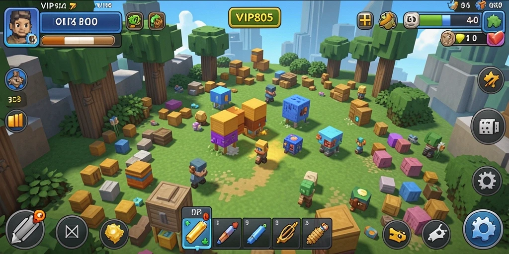 Tampilan gameplay VIP805 menampilkan tantangan teka-teki yang menarik.